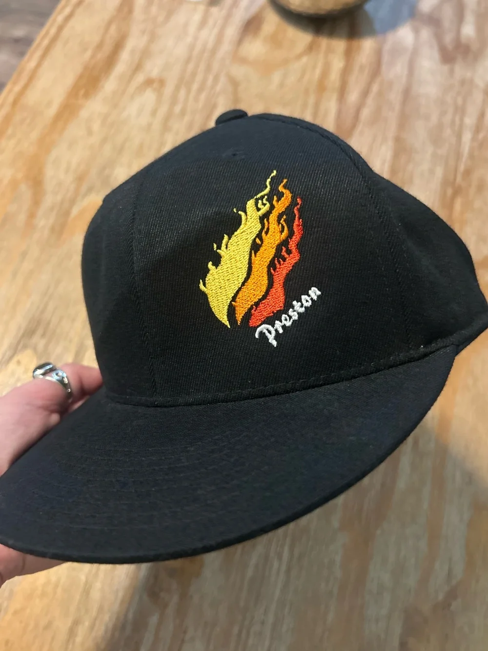 Official Preston Playz Fire Merch Cap